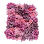 GloboStar® Artificial Garden ROSES STORY PURPLE 78336 Τεχνητό Διακοσμητικό Πάνελ Λουλουδιών - Κάθετος Κήπος σύνθεση Αμβροσία Μ60 x Π40 x Υ6cm - Image 4