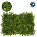 GLOBOSTAR® FERN 78401 Τεχνητό Πάνελ Φυλλωσιάς / Κάθετος Κήπος Γάλιο, Φτέρη, Γκι & Γρασίδι - Πράσινο - Μ60 x Π9 x Υ40cm
