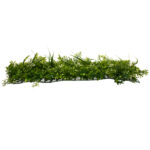GLOBOSTAR® FERN 78401 Τεχνητό Πάνελ Φυλλωσιάς / Κάθετος Κήπος Γάλιο, Φτέρη, Γκι & Γρασίδι - Πράσινο - Μ60 x Π9 x Υ40cm - Image 3
