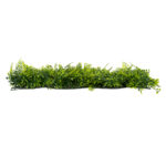 GLOBOSTAR® FERN 78405 Τεχνητό Πάνελ Φυλλωσιάς / Κάθετος Κήπος Νάνος Φτέρη, Νάνος Κισσός & Δανάη - Πράσινο - Μ60 x Π40 x Υ8cm - Image 3