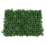 GloboStar® 78406 Artificial - Συνθετικό Τεχνητό Διακοσμητικό Πάνελ Φυλλωσιάς - Κάθετος Κήπος Τριφύλλι - Νάνος Δάφνη - Περεσκία Πράσινο Μ60 x Υ40 x Π8cm - Image 4