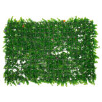 GLOBOSTAR® BUXUS 78408 Τεχνητό Πάνελ Φυλλωσιάς / Κάθετος Κήπος Καυκάσιο Πυξάρι & Πολύχρωμα Λουλούδια - Πράσινο - Μ60 x Π8 x Υ40cm - Image 4