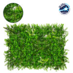 GLOBOSTAR® BUXUS 78412 Τεχνητό Πάνελ Φυλλωσιάς / Κάθετος Κήπος Καυκάσιο Πυξάρι, Φτέρη & Tokyo Sun - Πράσινο - Μ60 x Υ9 x Π40cm - Πράσινο - Μ60 x Υ9 x Π40cm