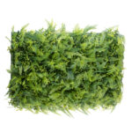 GloboStar® 78427 Artificial - Συνθετικό Τεχνητό Διακοσμητικό Πάνελ Φυλλωσιάς - Κάθετος Κήπος Νάνος Φτέρη - Γιασεμί - Πράσινο Μ60 x Υ40 x Π9cm - Image 2