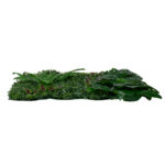 GloboStar® 78428 Artificial - Συνθετικό Τεχνητό Διακοσμητικό Πάνελ Φυλλωσιάς - Κάθετος Κήπος Πυξάρι - Φτέρη - Μονστέρα - Αμάραντος - Πράσινο Μ60 x Υ40 x Π8cm - Image 3