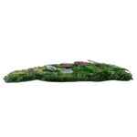 GloboStar® 78429 Artificial - Συνθετικό Τεχνητό Διακοσμητικό Πάνελ Φυλλωσιάς - Κάθετος Κήπος Πυξάρι - Φτέρη - Πόλκα - Λευκό - Κίτρινο - Κόκκινο - Μωβ Μ60 x Υ40 x Π7cm - Image 3