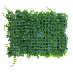 GLOBOSTAR® PEPPEROMIA 78434 Τεχνητό Πάνελ Φυλλωσιάς / Κάθετος Κήπος Πεπερόμια & Ζεβρίνα - Πράσινο - Μ60 x Π9 x Υ40cm - Image 4