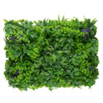 GLOBOSTAR® PEPPEROMIA 78434 Τεχνητό Πάνελ Φυλλωσιάς / Κάθετος Κήπος Πεπερόμια & Ζεβρίνα - Πράσινο - Μ60 x Π9 x Υ40cm - Image 2