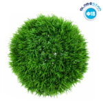 GloboStar® 78507 Artificial - Συνθετικό Τεχνητό Διακοσμητικό Φυτό Θάμνος Γρασίδι Πράσινο Φ18cm