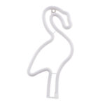GloboStar® 78573 Φωτιστικό Ταμπέλα Φωτεινή Επιγραφή NEON LED Σήμανσης FLAMINGO 5W με Καλώδιο Τροφοδοσίας USB - Μπαταρίας 3xAAA (Δεν Περιλαμβάνονται) - Ροζ - Image 3