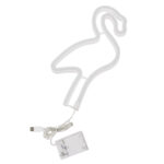GloboStar® 78573 Φωτιστικό Ταμπέλα Φωτεινή Επιγραφή NEON LED Σήμανσης FLAMINGO 5W με Καλώδιο Τροφοδοσίας USB - Μπαταρίας 3xAAA (Δεν Περιλαμβάνονται) - Ροζ - Image 4