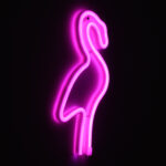 GloboStar® 78573 Φωτιστικό Ταμπέλα Φωτεινή Επιγραφή NEON LED Σήμανσης FLAMINGO 5W με Καλώδιο Τροφοδοσίας USB - Μπαταρίας 3xAAA (Δεν Περιλαμβάνονται) - Ροζ - Image 6
