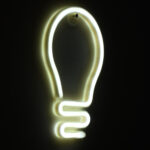 GloboStar® 78576 Φωτιστικό Ταμπέλα Φωτεινή Επιγραφή NEON LED Σήμανσης LAMP 5W με Καλώδιο Τροφοδοσίας USB - Μπαταρίας 3xAAA (Δεν Περιλαμβάνονται) - Ψυχρό Λευκό 6000K - Image 6