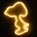 GloboStar® 78578 Φωτιστικό Ταμπέλα Φωτεινή Επιγραφή NEON LED Σήμανσης SNOOPY 5W με Καλώδιο Τροφοδοσίας USB - Μπαταρίας 3xAAA (Δεν Περιλαμβάνονται) - Θερμό Λευκό 2700K - Image 5