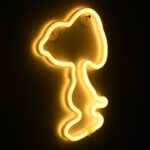 GloboStar® 78578 Φωτιστικό Ταμπέλα Φωτεινή Επιγραφή NEON LED Σήμανσης SNOOPY 5W με Καλώδιο Τροφοδοσίας USB - Μπαταρίας 3xAAA (Δεν Περιλαμβάνονται) - Θερμό Λευκό 2700K - Image 6