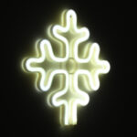 GloboStar® 78581 Φωτιστικό Ταμπέλα Φωτεινή Επιγραφή NEON LED Σήμανσης SNOWFLAKE 5W με Καλώδιο Τροφοδοσίας USB - Μπαταρίας 3xAAA (Δεν Περιλαμβάνονται) - Ψυχρό Λευκό 6000K - Image 6