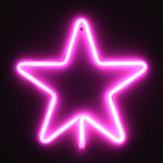 GloboStar® 78586 Φωτιστικό Ταμπέλα Φωτεινή Επιγραφή NEON LED Σήμανσης STAR 5W με Καλώδιο Τροφοδοσίας USB - Μπαταρίας 3xAAA (Δεν Περιλαμβάνονται) - Ροζ - Image 5