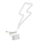 GloboStar® 78590 Φωτιστικό Ταμπέλα Φωτεινή Επιγραφή NEON LED Σήμανσης LIGHT STRIKE 5W με Καλώδιο Τροφοδοσίας USB - Μπαταρίας 3xAAA (Δεν Περιλαμβάνονται) - Θερμό Λευκό 2700K - Image 4
