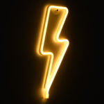 GloboStar® 78590 Φωτιστικό Ταμπέλα Φωτεινή Επιγραφή NEON LED Σήμανσης LIGHT STRIKE 5W με Καλώδιο Τροφοδοσίας USB - Μπαταρίας 3xAAA (Δεν Περιλαμβάνονται) - Θερμό Λευκό 2700K - Image 6