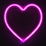 GloboStar® 78592 Φωτιστικό Ταμπέλα Φωτεινή Επιγραφή NEON LED Σήμανσης HEART 5W με Καλώδιο Τροφοδοσίας USB - Μπαταρίας 3xAAA (Δεν Περιλαμβάνονται) - Ροζ - Image 5