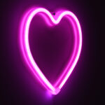 GloboStar® 78592 Φωτιστικό Ταμπέλα Φωτεινή Επιγραφή NEON LED Σήμανσης HEART 5W με Καλώδιο Τροφοδοσίας USB - Μπαταρίας 3xAAA (Δεν Περιλαμβάνονται) - Ροζ - Image 6