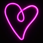 GloboStar® 78594 Φωτιστικό Ταμπέλα Φωτεινή Επιγραφή NEON LED Σήμανσης CALLIGRAPHIC HEART LINE 5W με Καλώδιο Τροφοδοσίας USB - Μπαταρίας 3xAAA (Δεν Περιλαμβάνονται) - Ροζ - Image 5