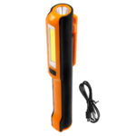 GloboStar® 79017 Φορητός Επαναφορτιζόμενος Φακός Εργασίας Work Light LED COB 3W + 3W 350lm με 3 Modes & 1 x Μπαταρία 1200mAh Li-ion Ψυχρό Λευκό 6000K - Image 2