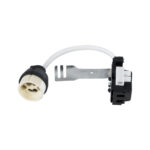 GLOBOSTAR® LAMPHOLDER 78950 Ντουί Gu10 Πορσελάνης με 15cm Καλώδιο σε Anti-Fire Protection High Resistance Tube & Κυτίο Συνδεσμολογίας - ᐊVDEᐅ Certified - IP20 - Μ15 x Π3.5 x Υ3.5cm - Image 2