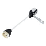 GLOBOSTAR® LAMPHOLDER 78950 Ντουί Gu10 Πορσελάνης με 15cm Καλώδιο σε Anti-Fire Protection High Resistance Tube & Κυτίο Συνδεσμολογίας - ᐊVDEᐅ Certified - IP20 - Μ15 x Π3.5 x Υ3.5cm - Image 4