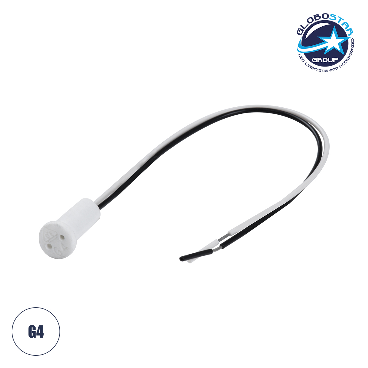 78952_001 GLOBOSTAR® LAMPHOLDER 78952 Ντουί G4 με 15cm Καλώδιο IP20 - Μ15 x Π1.7 x Υ1.7cm - Image 1