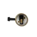 GLOBOSTAR® LAMPHOLDER 78966 Ντουί E27 με Διακόπτη On/Off IP20 Χρυσό - Μ5.5 x Π3.6 x Υ7cm - Image 4
