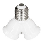 GLOBOSTAR® ADAPTOR 78969 Αντάπτορας/Μετατροπέας από Ντουί E27 σε 2 x E27 IP20 - Μ7.4 x Π7.4 x Υ7.4cm - Image 5