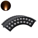 GloboStar® TREELIGHT-JINA 90698 Κυρτή Μπάρα Φωτισμού Wall Washer με Αντιθαμβωτική Γρίλια Ειδική για Φυτά - Δέντρα LED 18W 1530lm 10° DC 24V Αδιάβροχο IP67 Μ29 x Π11 x Υ10.5cm Αρχιτεκτονικό Πορτοκαλί 2200K - Γκρι Ανθρακί - 3 Χρόνια Εγγύηση - Image 2