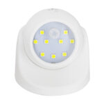 GloboStar® 79000 Λευκό Φωτιστικό Μπαταρίας σε Σχήμα Κάμερας LED SMD 3W 300lm με Αισθητήρα Ημέρας-Νύχτας και PIR Αισθητήρα Κίνησης Ψυχρό Λευκό 6000K - Image 3