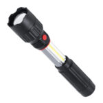 GloboStar® 79019 Φορητός Φακός Χειρός LED COB 3W Front + 3W Side 300lm Zoom 1° έως 60° Μοιρών Πτυσσόμενος με 3 Modes Αδιάβροχο IP54 Ψυχρό Λευκό 6000K - Image 3