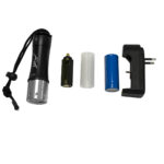 GloboStar® 79032 EXTREME Αδιάβροχος Φορητός Επαναφορτιζόμενος Φακός LED CREE XHP50 20W 2000lm & 1 x Μπαταρία 26650 2500mAh Li-ion IP68 Ψυχρό Λευκό 6000K - Image 5