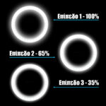 GloboStar® 79043 Selfie Ring Light LED SMD 2W 200 lm Μαύρο Σώμα με Ενσωματωμένη Επαναφορτιζόμενη Μπαταρία 500mAh & Καλώδιο Φόρτισης Micro USB Ψυχρό Λευκό 6000 K για Κινητό Τηλέφωνο και Tablet Φ8.5 x Υ2.5cm - Image 2