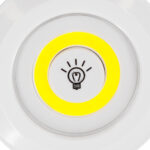 GLOBOSTAR® NEONSIGN 79044 Διακοσμητικό Φωτιστικό Τοίχου Νυκτός με RF Ασύρματο Χειριστήριο LED 6W 600lm 120° DC 3.6V με 11xAAA Μπαταρίες IP20 Ψυχρό Λευκό 6000K Dimmable - Μ9 x Π2.3 x Υ9cm - Πακέτο 3 Τεμαχίων - 2 Χρόνια Εγγύηση - Image 6