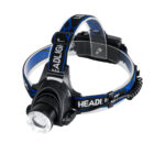 GloboStar® 79055 Φακός Κεφαλής Επαναφορτιζόμενος LED CREE XML2-T6 Chip 10 Watt 800lm με 2 x 18650 Μπαταρίες 5200mAh - Ψυχρό Λευκό 6000K - Μ8.5 x Π6.5 x Υ7cm - Image 2
