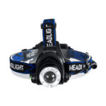 GloboStar® 79055 Φακός Κεφαλής Επαναφορτιζόμενος LED CREE XML2-T6 Chip 10 Watt 800lm με 2 x 18650 Μπαταρίες 5200mAh - Ψυχρό Λευκό 6000K - Μ8.5 x Π6.5 x Υ7cm - Image 3