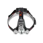GloboStar® 79057 Φακός Κεφαλής Επαναφορτιζόμενος LED CREE XML2-T6 Chip 30 Watt 3000lm με 2 x 18650 Μπαταρίες 6000mAh Ψυχρό Λευκό 6000K - Image 3