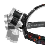 GloboStar® 79057 Φακός Κεφαλής Επαναφορτιζόμενος LED CREE XML2-T6 Chip 30 Watt 3000lm με 2 x 18650 Μπαταρίες 6000mAh Ψυχρό Λευκό 6000K - Image 6