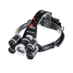 GloboStar® 79059 Φακός Κεφαλής Επαναφορτιζόμενος LED CREE XML2-T6 Chip 30 Watt 2000lm με 2 x 18650 Μπαταρίες 5200mAh Ψυχρό Λευκό 6000K - Μ9 x Π7.5 x Υ9cm - Image 2