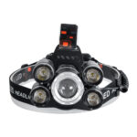 GloboStar® 79059 Φακός Κεφαλής Επαναφορτιζόμενος LED CREE XML2-T6 Chip 30 Watt 2000lm με 2 x 18650 Μπαταρίες 5200mAh Ψυχρό Λευκό 6000K - Μ9 x Π7.5 x Υ9cm - Image 3