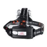 GloboStar® 79059 Φακός Κεφαλής Επαναφορτιζόμενος LED CREE XML2-T6 Chip 30 Watt 2000lm με 2 x 18650 Μπαταρίες 5200mAh Ψυχρό Λευκό 6000K - Μ9 x Π7.5 x Υ9cm - Image 4