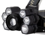 GLOBOSTAR® HEADLAMP 79061 Φακός Κεφαλής LED 30W 3000lm 15~60° DC 5V με USB-C με Επαναφορτιζόμενη Μπαταρία Li-ion 3.7V 2x18650 6000mAh Αδιάβροχο IP54 Ψυχρό Λευκό 6000K - CREE XML2-T6 Chip - Μ9.5 x Π5 x Υ5cm - 2 Χρόνια Εγγύηση - Image 5