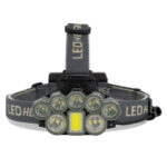 GLOBOSTAR® HEADLAMP 79062 Φακός Κεφαλής LED 40W 4000lm 15~60° DC 5V με USB-C με Επαναφορτιζόμενη Μπαταρία Li-ion 3.7V 2x18650 6000mAh Αδιάβροχο IP54 Ψυχρό Λευκό 6000K - CREE XML2-T6 Chip - Μ9.2 x Π3 x Υ4.5cm - 1 Χρόνο Εγγύηση - Image 6