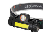 GLOBOSTAR® HEADLAMP 79064 Φακός Κεφαλής LED 25W 2500lm 15~120° DC 5V με USB-C με Επαναφορτιζόμενη Μπαταρία Li-ion 3.7V 1x18650 3400mAh Αδιάβροχο IP54 Ψυχρό Λευκό 6000K - CREE XML2-T6 & COB Chip - Μ8.2 x Π2.5 x Υ4cm - 1 Χρόνο Εγγύηση - Image 5
