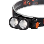 GloboStar® 79065 Φακός Κεφαλής Επαναφορτιζόμενος LED CREE XML2-T6 Chip 25 Watt 2500lm με 1 x 18650 Μπαταρία 3400mAh Θερμό Λευκό 3000K & Ψυχρό Λευκό 6000K - Image 5