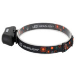 GLOBOSTAR® HEADLAMP 79066 Φακός Κεφαλής με Αισθητήρα Hand Swipe LED 25W 2500lm 60° DC 5V με USB-C για Επαναφορτιζόμενη Μπαταρία Li-ion 3.7V 1x18650 Αδιάβροχο IP54 Ψυχρό Λευκό 6000K - CREE COB Chip - Μ8.5 x Π4 x Υ4cm - 2 Χρόνια Εγγύηση - Image 3